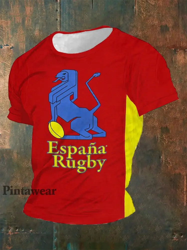 Camiseta de Rugby España Hombre rojo / S