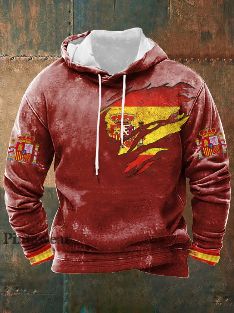 Men’s Spain Printed Sweatshirt Red / S
