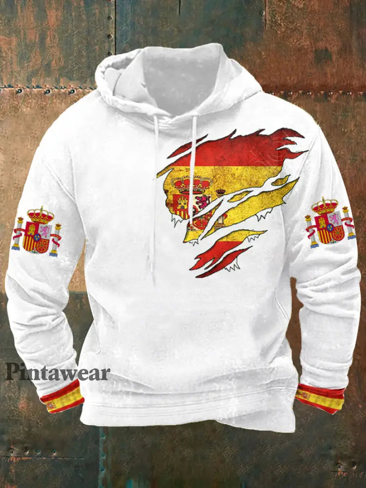 Men’s Spain Printed Sweatshirt White / S