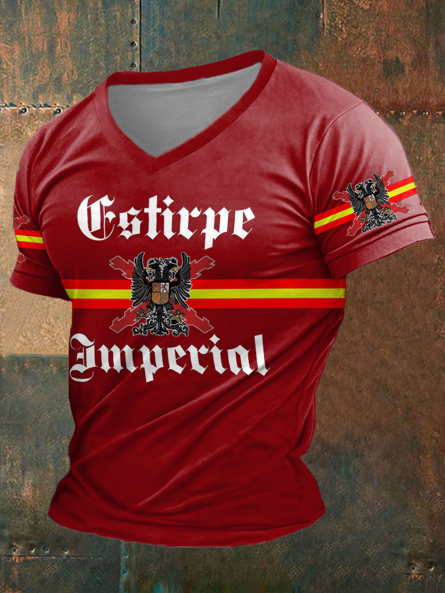 Camiseta de hombre con estampado Cruz de Borgoña de España Tercio