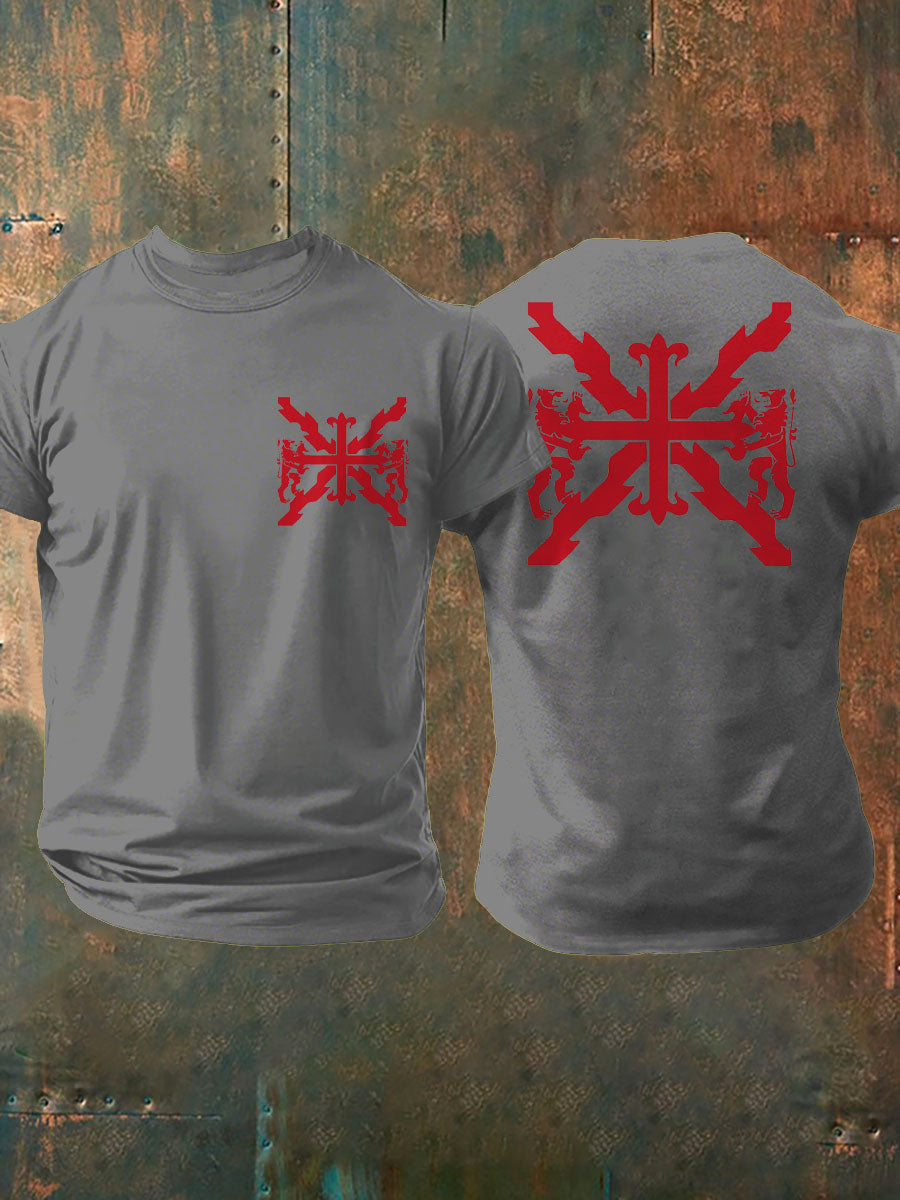 Camiseta de hombre con estampado Cruz de Borgoña de España Tercio