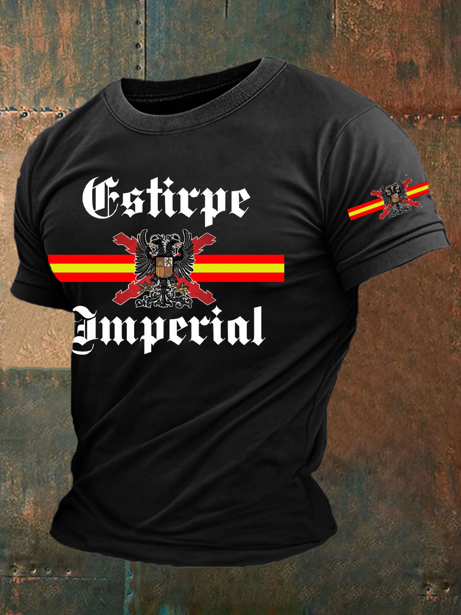 Camiseta de hombre con estampado Cruz de Borgoña de España Tercio