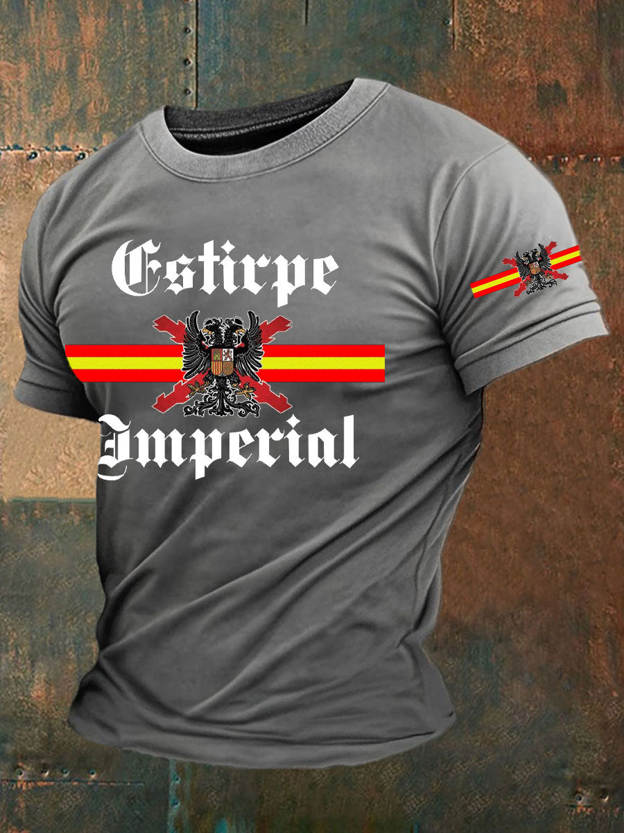 Camiseta de hombre con estampado Cruz de Borgoña de España Tercio