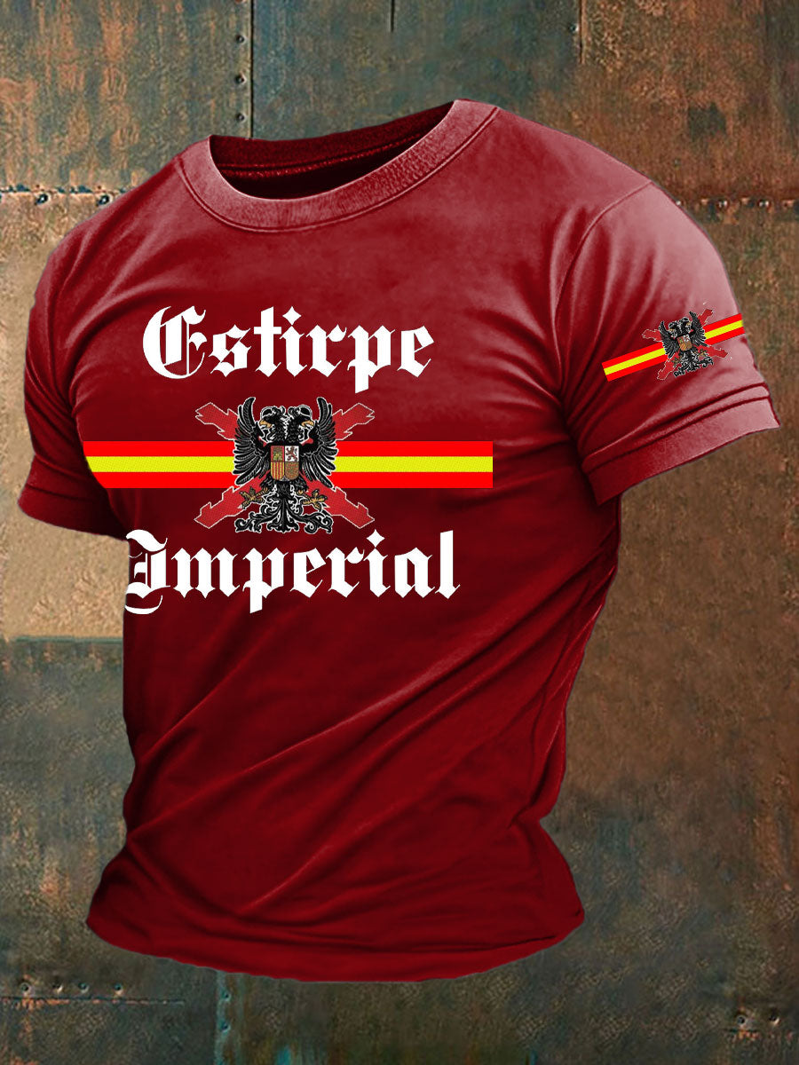 Camiseta de hombre con estampado Cruz de Borgoña de España Tercio