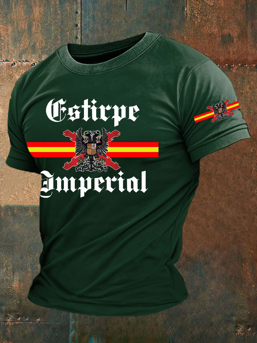 Camiseta de hombre con estampado Cruz de Borgoña de España Tercio