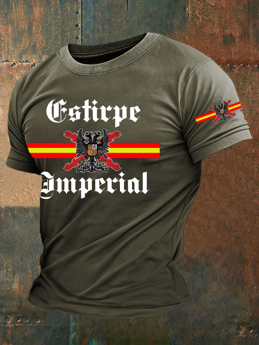 Camiseta de hombre con estampado Cruz de Borgoña de España Tercio