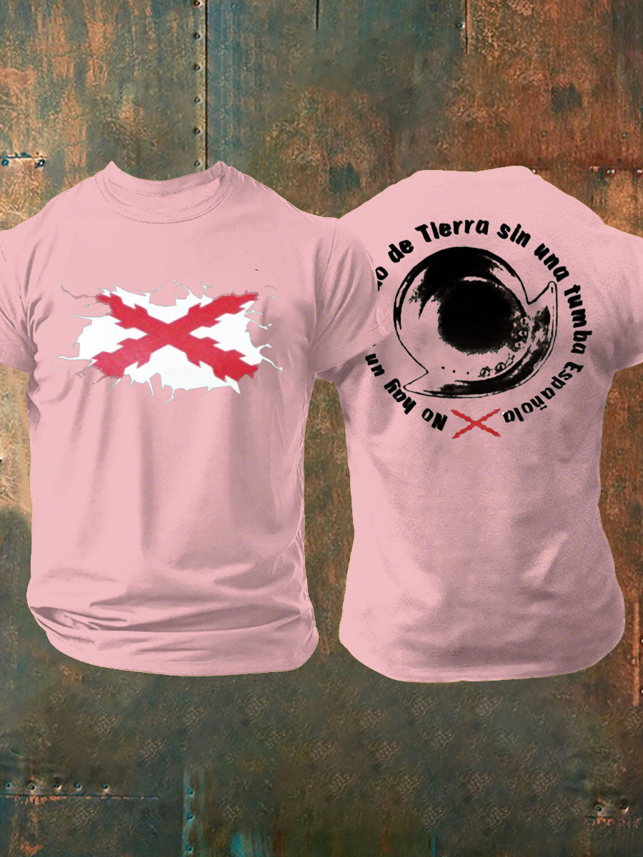 Camiseta de hombre con estampado Cruz de Borgoña de España Tercio
