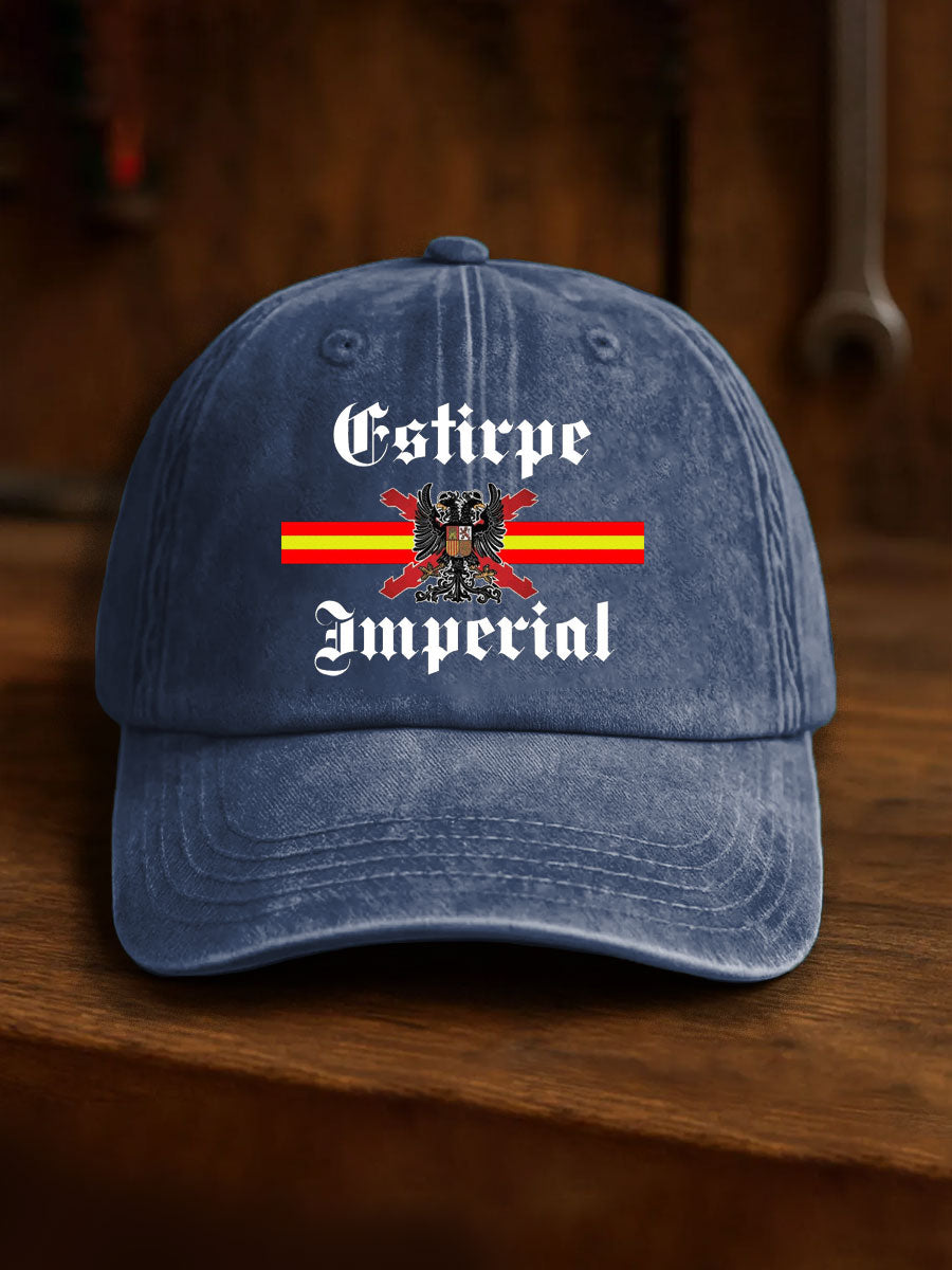 Unisex España Cruz de Borgoña Tercio Impreso Sombrero