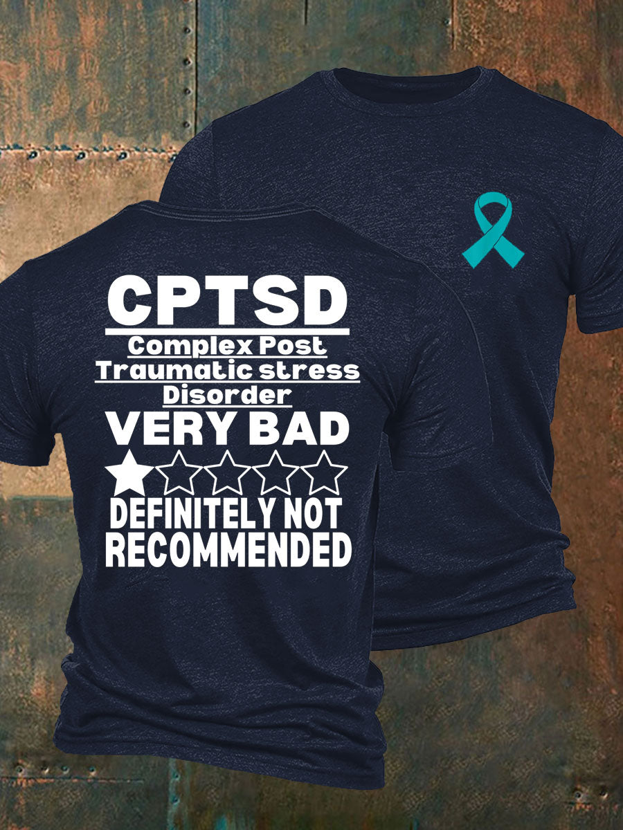 La conciencia C-PTSD de los hombres imprimió la camiseta