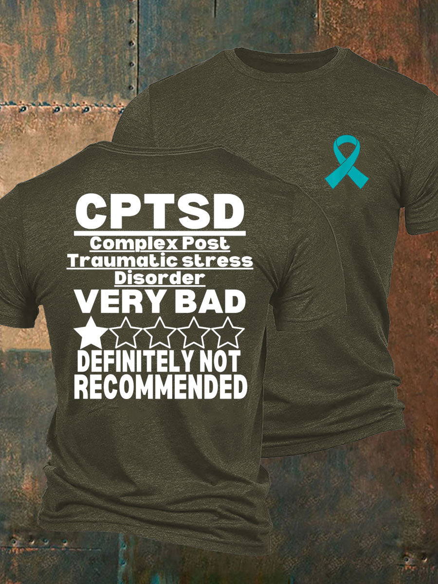 La conciencia C-PTSD de los hombres imprimió la camiseta
