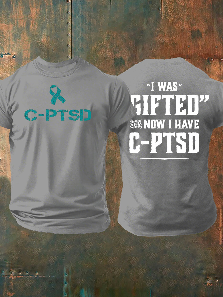 La conciencia C-PTSD de los hombres imprimió la camiseta