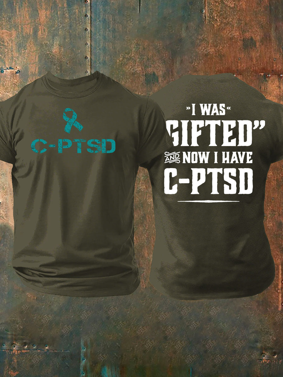 La conciencia C-PTSD de los hombres imprimió la camiseta
