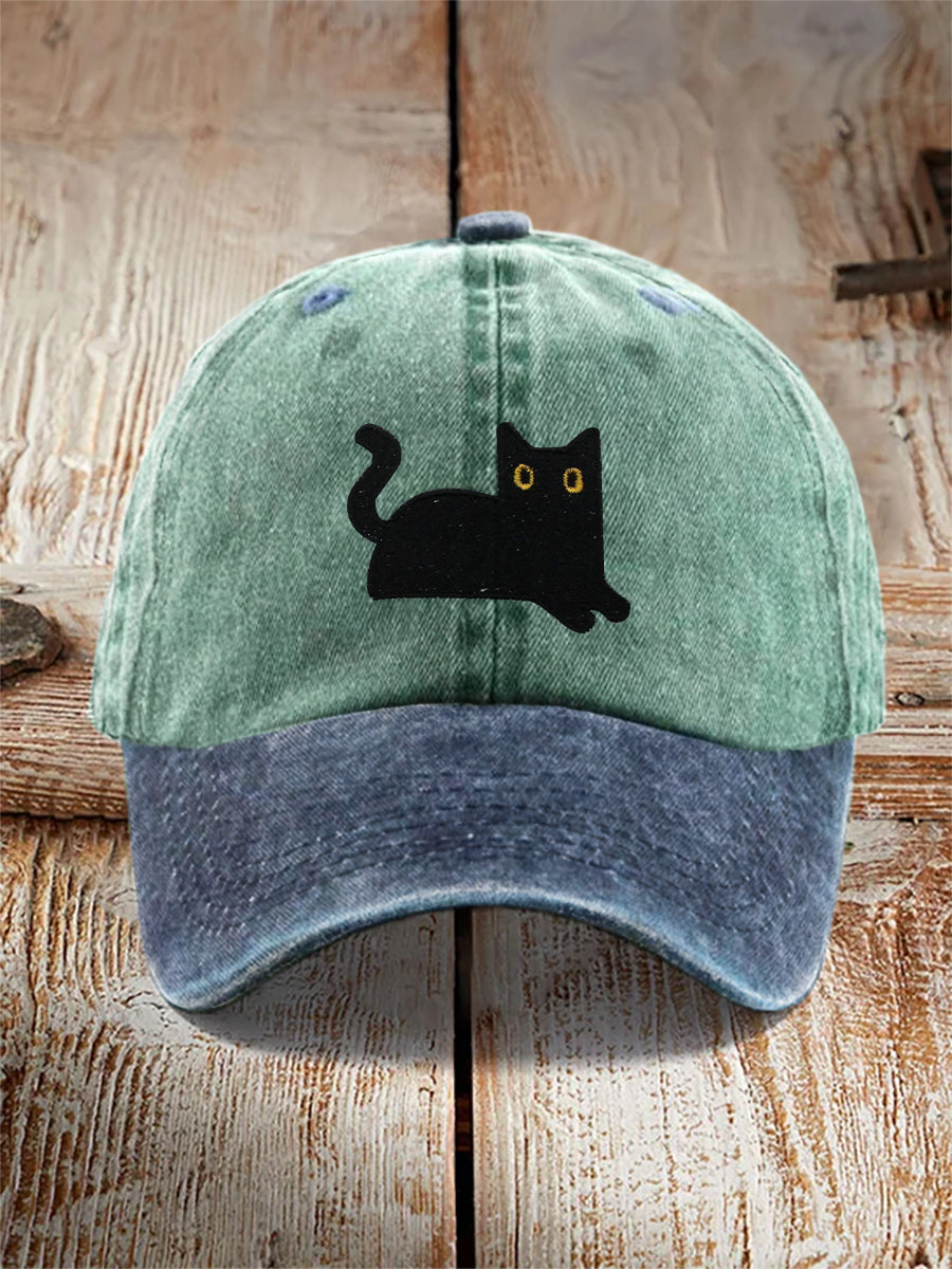 Sombreros unisex gato negro