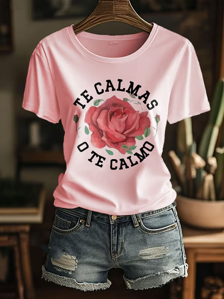 Camiseta con estampado del Mes de la Herencia Hispana para mujer