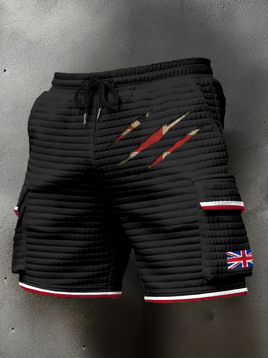 Pantalones cortos con estampado UK Flag de hombre