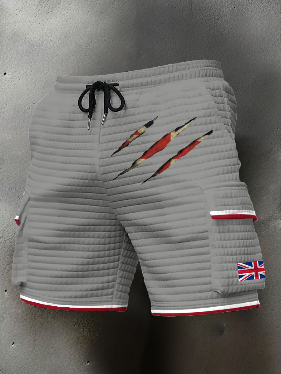 Pantalones cortos con estampado UK Flag de hombre