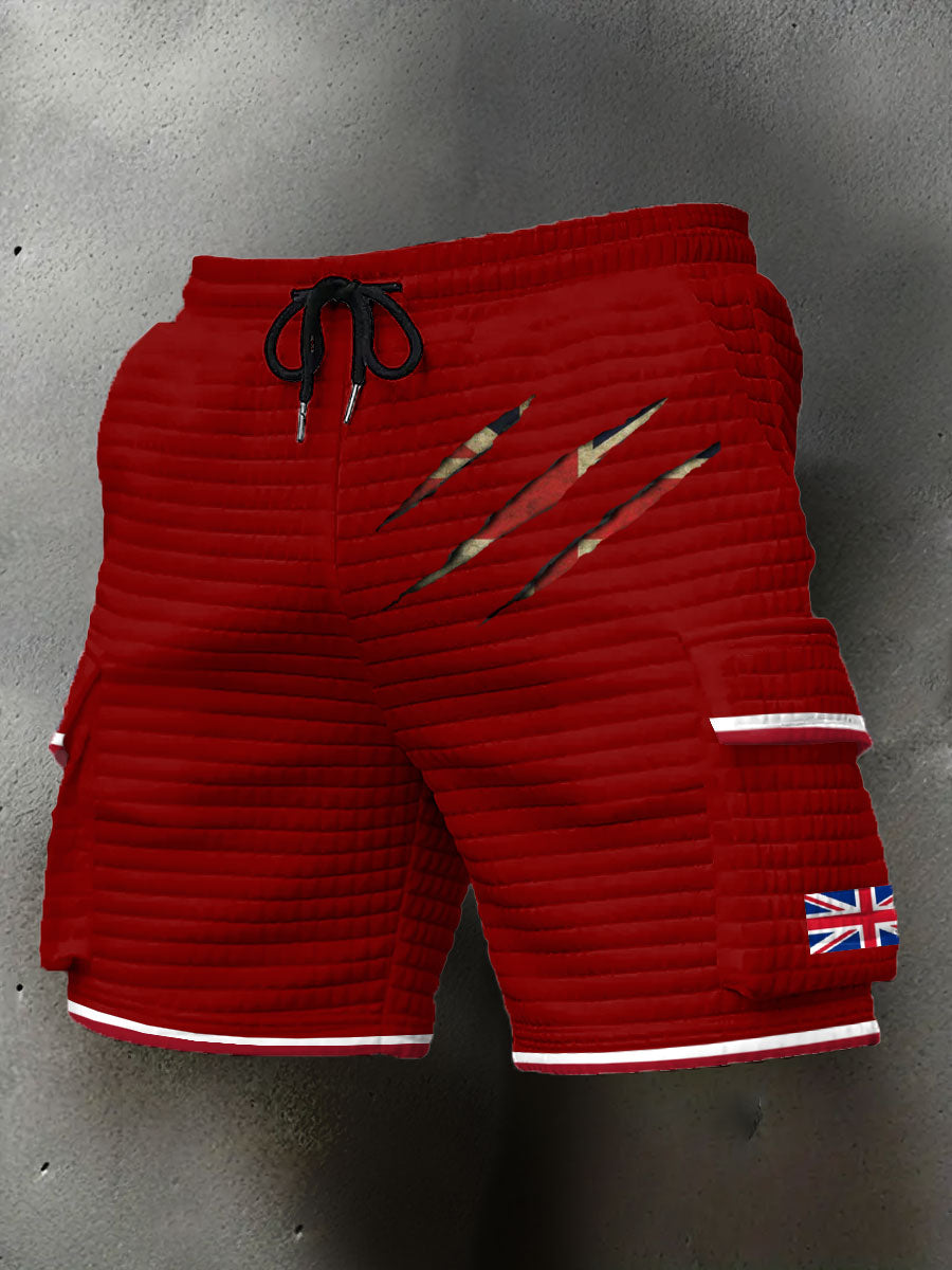 Pantalones cortos con estampado UK Flag de hombre