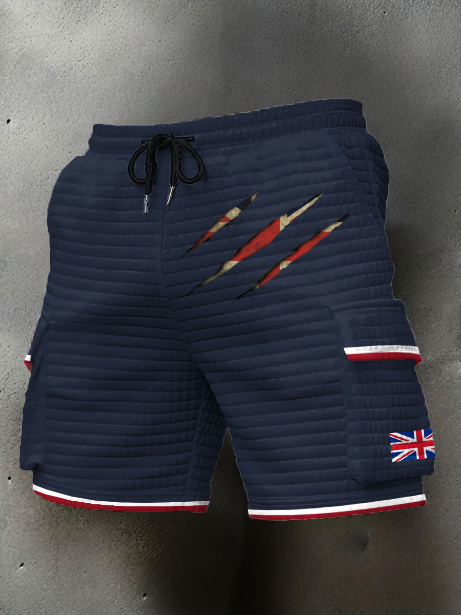 Pantalones cortos con estampado UK Flag de hombre