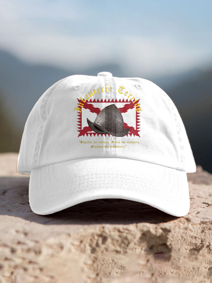 Unisex Cruz de Borgoña Tercio Impreso Sombrero