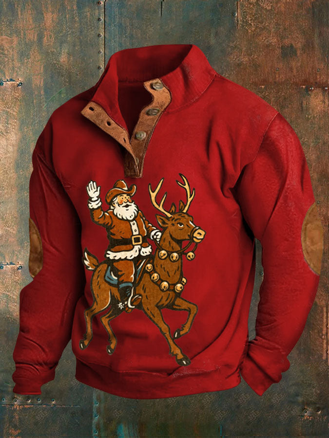 Sudaderas de Navidad Western de hombre