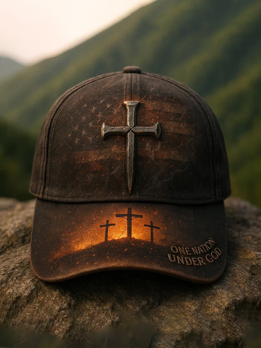 Sombrero unisex de la impresión de la cruz de la fe