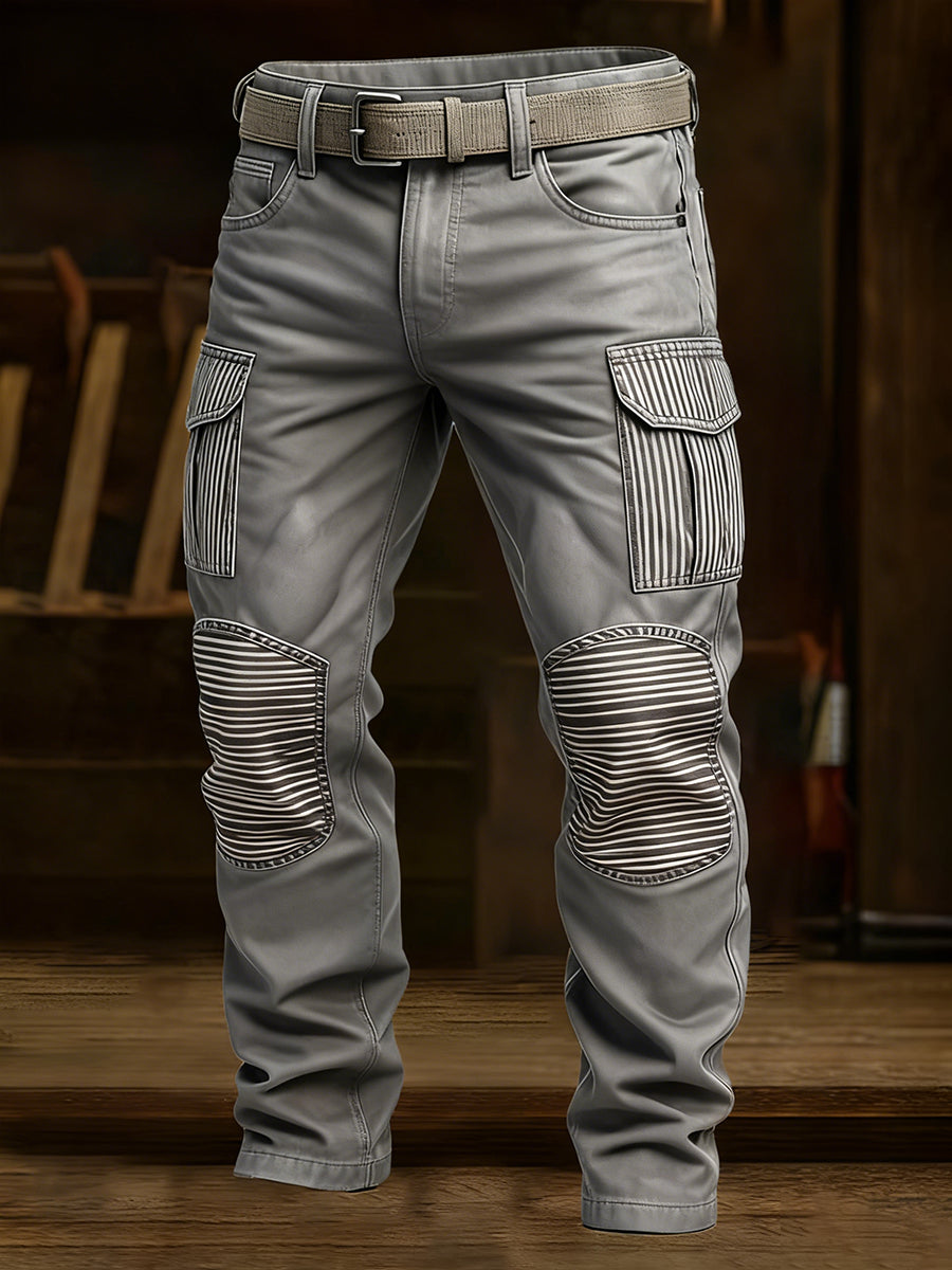 Pantalones casuales del trabajo del estilo del negocio retro de los hombres