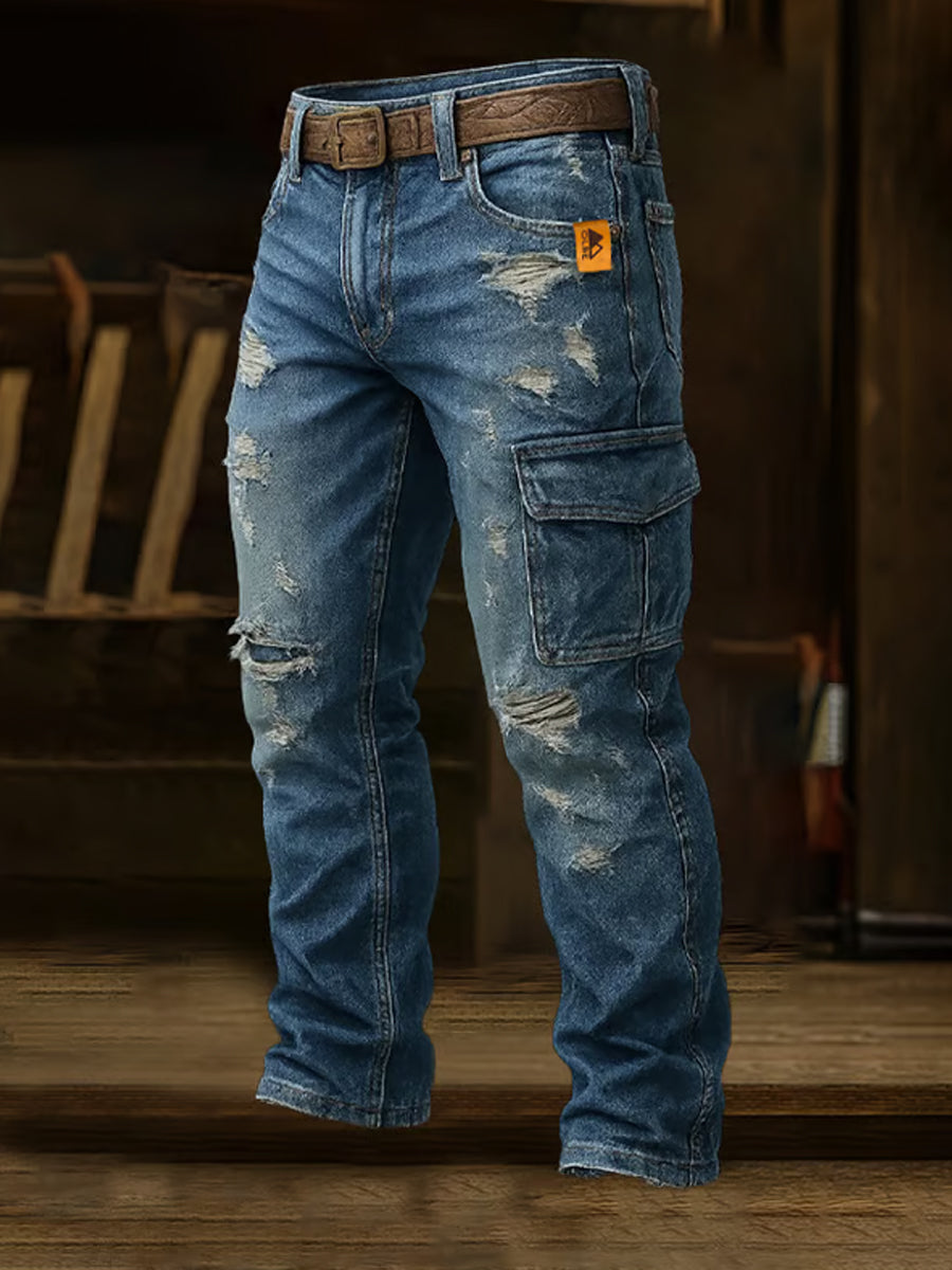 Pantalones casuales del trabajo del estilo del negocio retro de los hombres