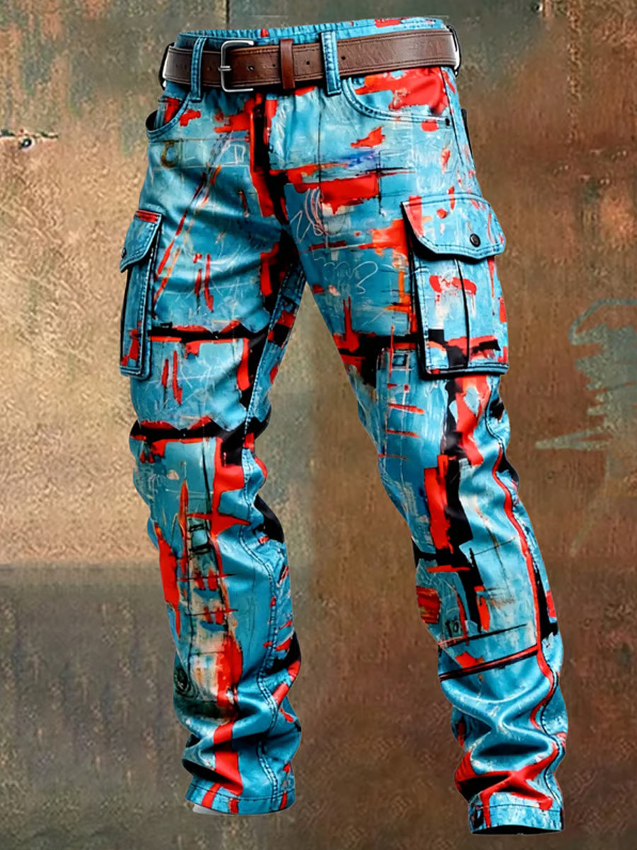 Pantalones casuales del trabajo del estilo del negocio retro de los hombres