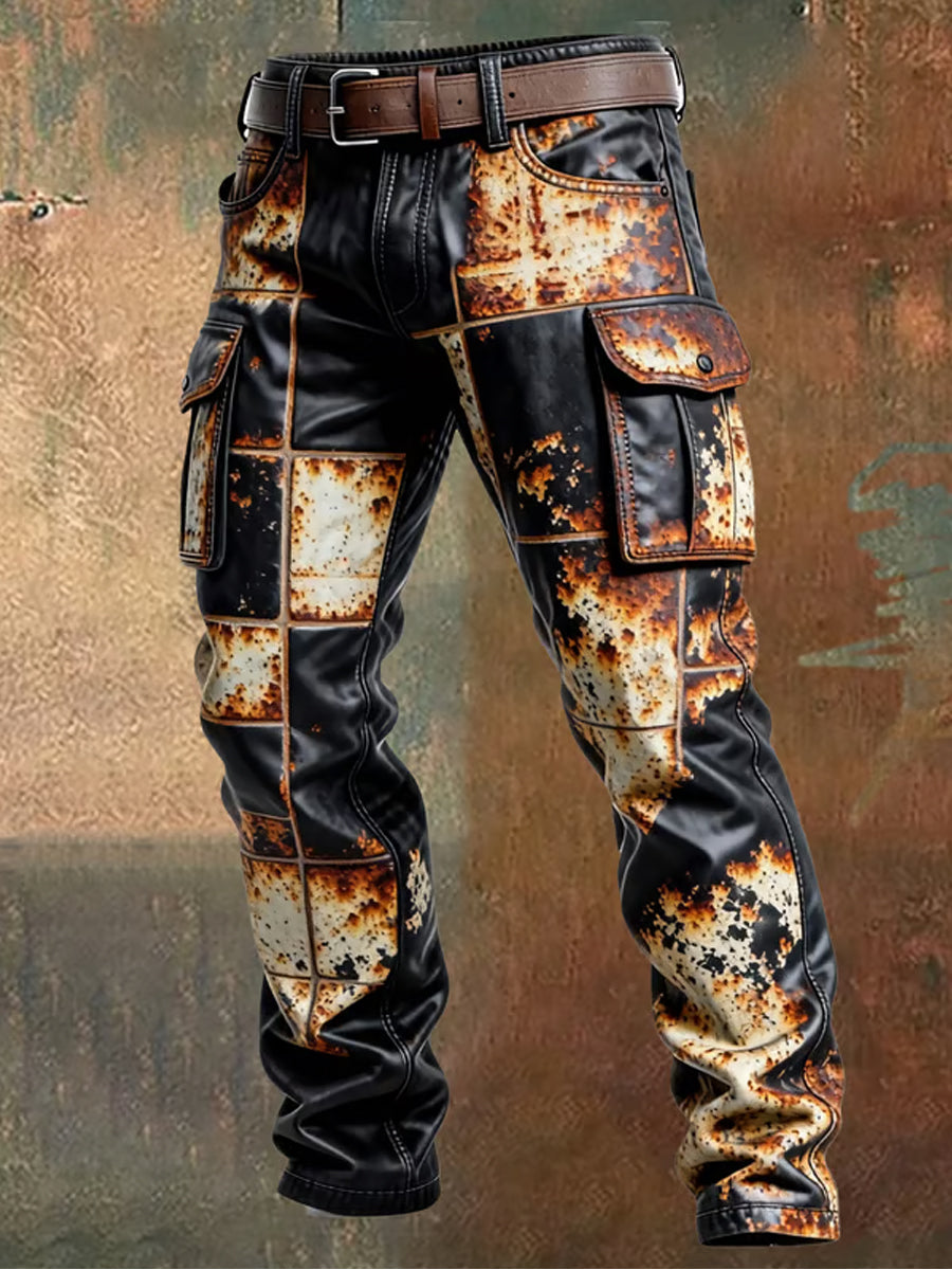 Pantalones casuales del trabajo del estilo del negocio retro de los hombres