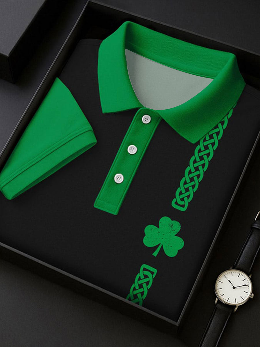 Camisa con estampado de día de San Patricio para hombre
