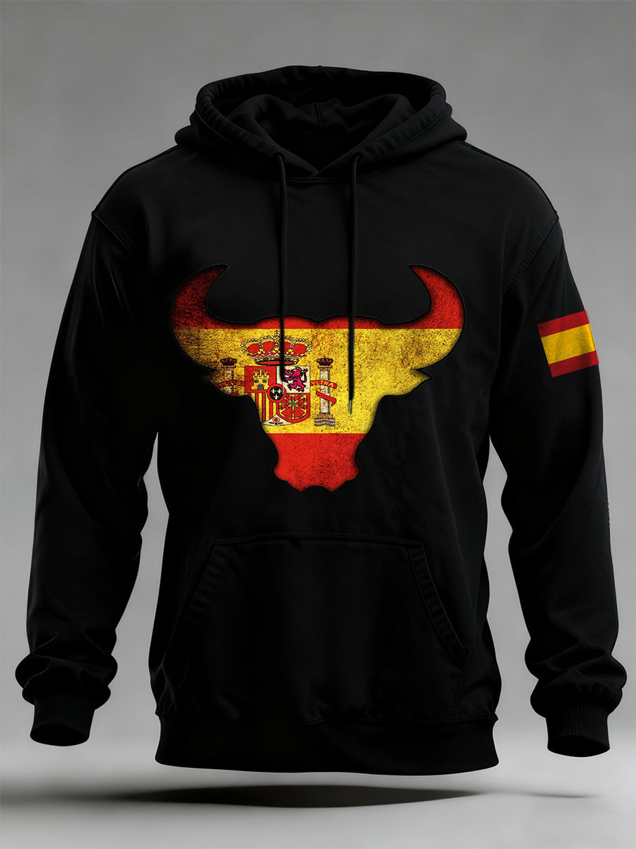 Sudadera con capucha Spanish Bullfighter Print para hombre
