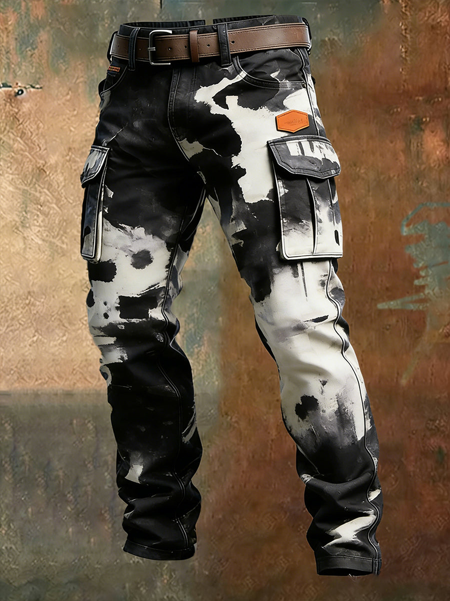 Pantalones casuales del trabajo del estilo del negocio retro de los hombres