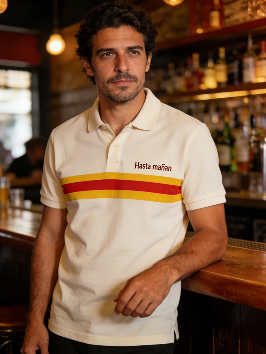 Camisa deportiva española vintage para hombre