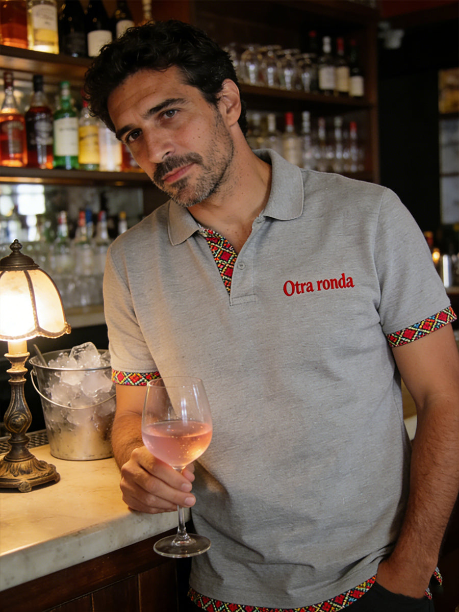 Camisa deportiva española vintage para hombre