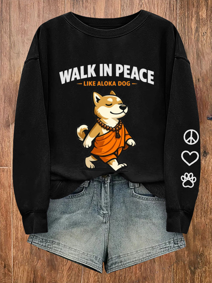 Sudadera Walk For Peace para mujer