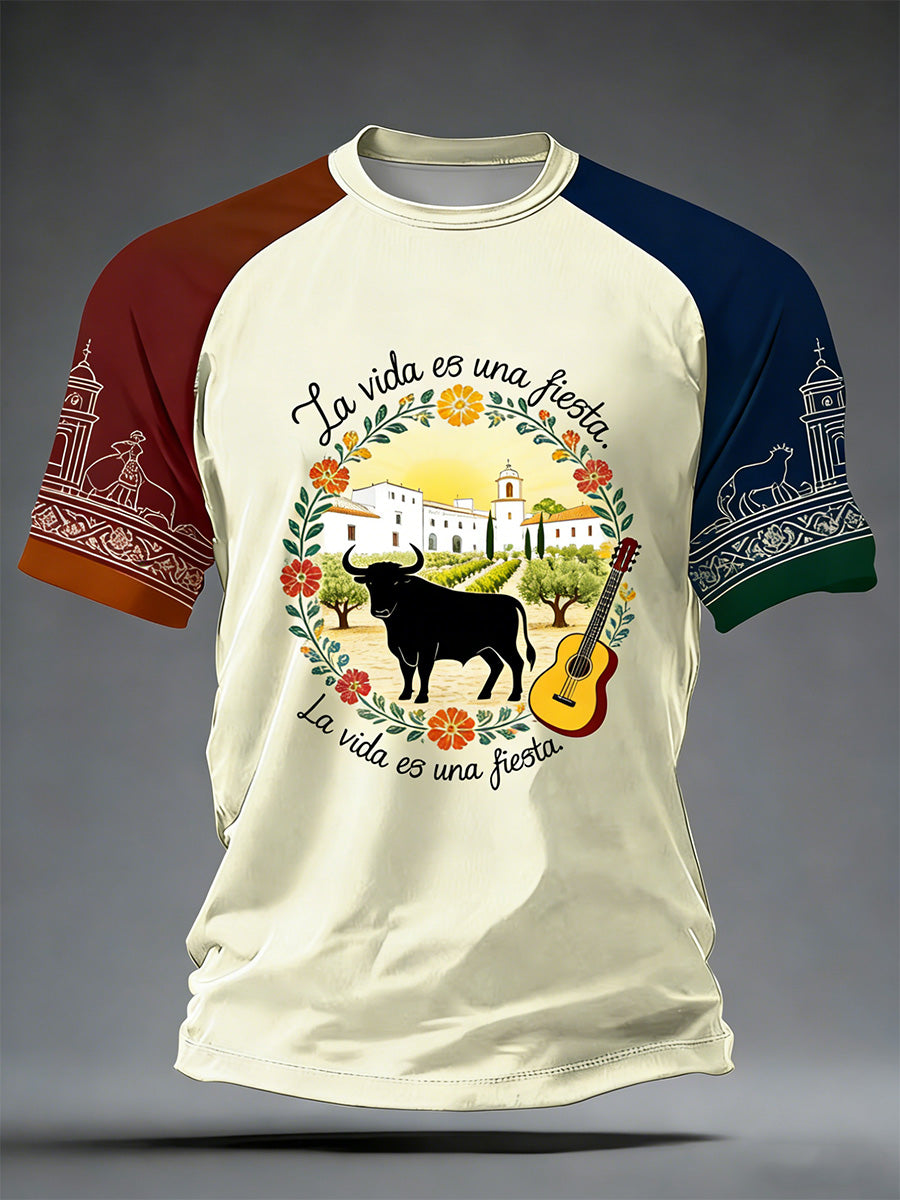 Camiseta conmemorativa del Festival de Andalucía Español para hombre