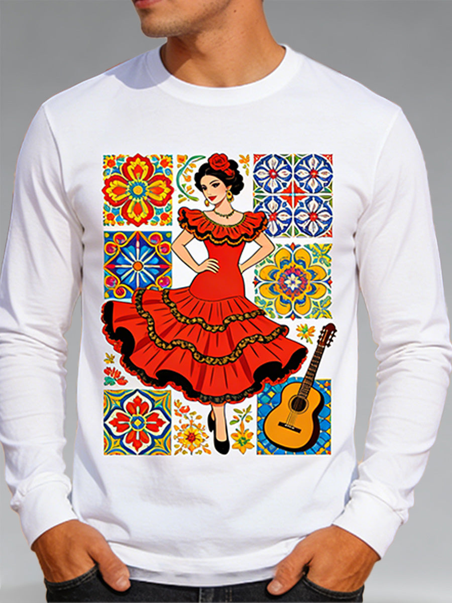 Camiseta de estilo español para hombre