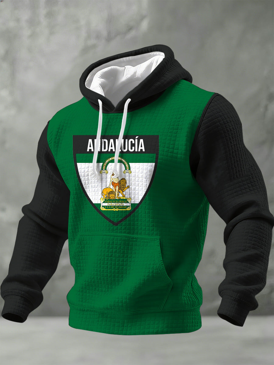 Sudadera estampada andaluza para hombre