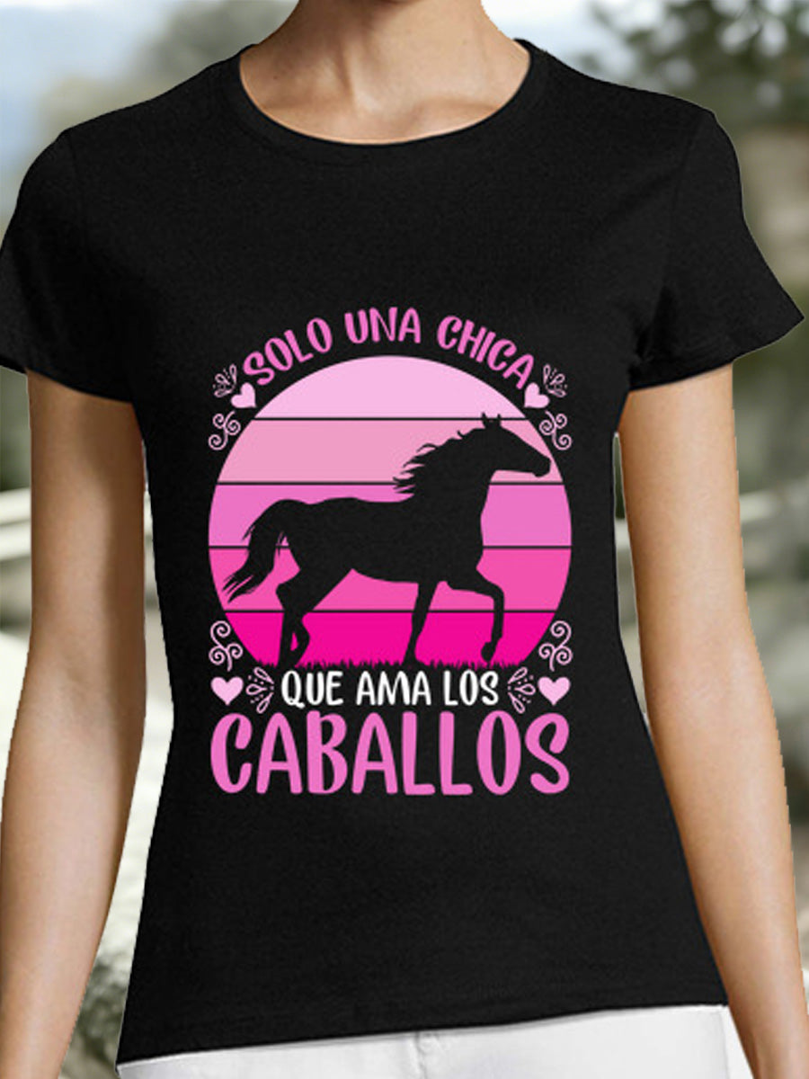 Camiseta de mujer con estampado andaluz