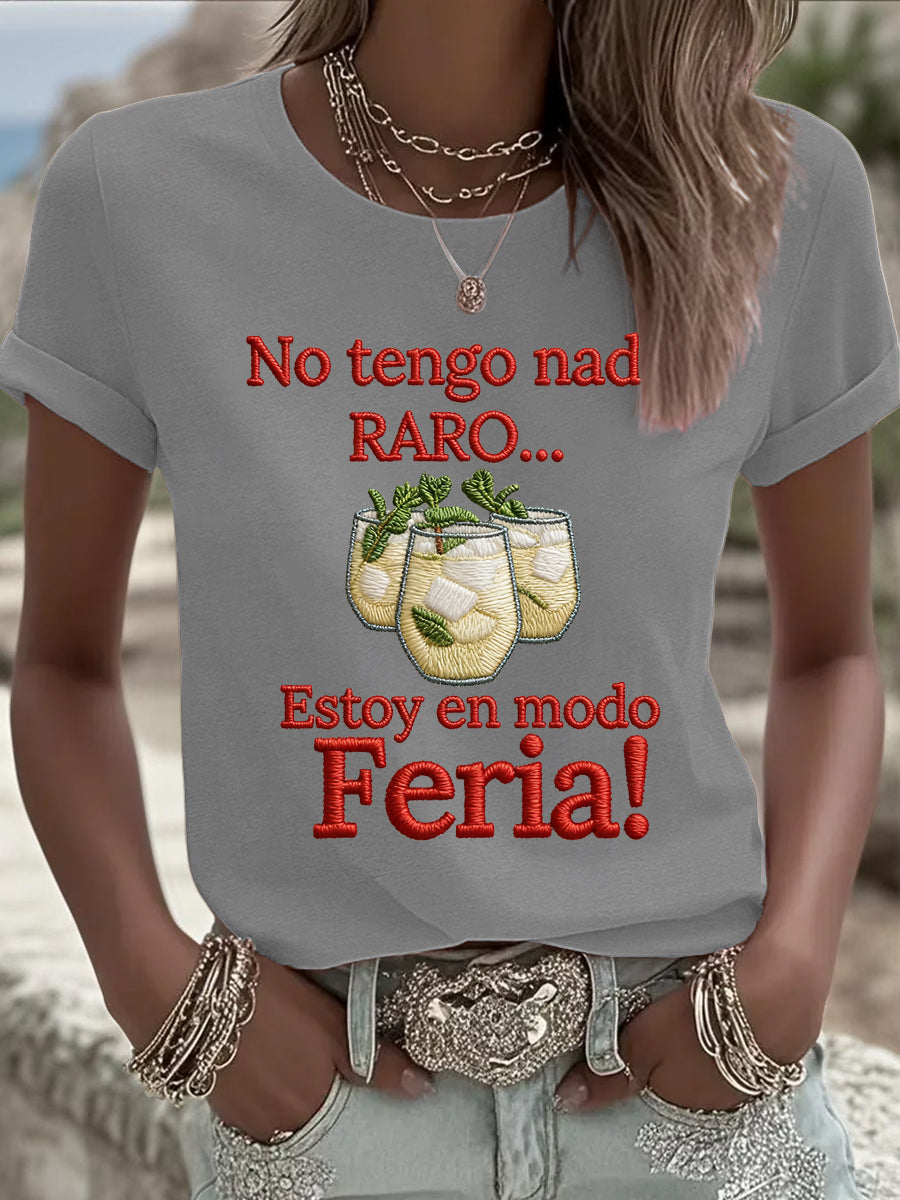 Camiseta de mujer Feria de Abril Art Printed