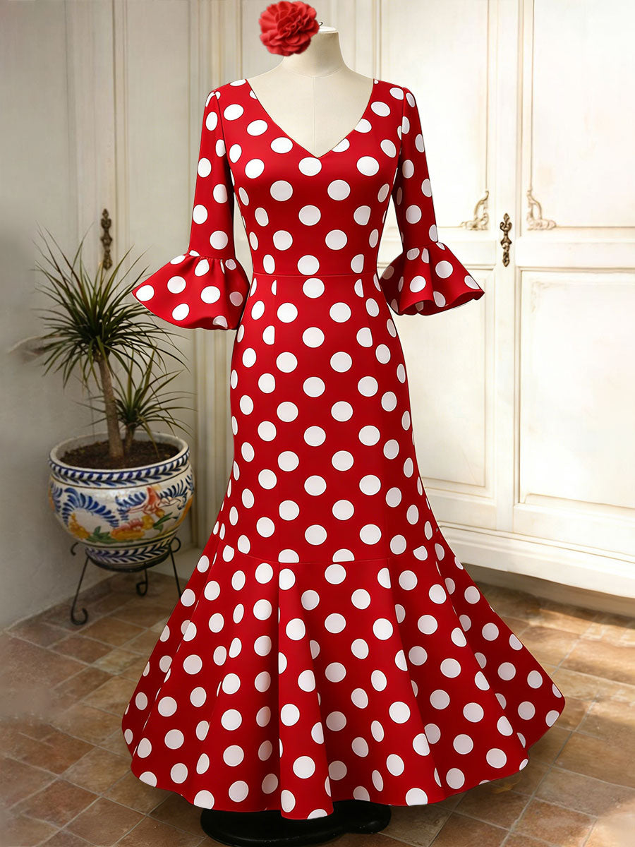 Vestido para mujer de la Feria de Abril Art Printed