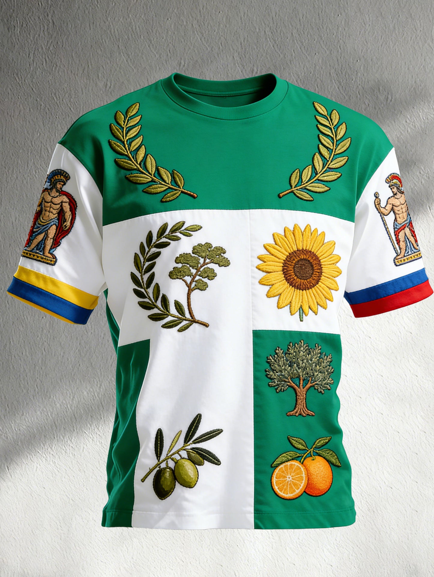 Camiseta con estampado de arte inspirado en el andaluz español para hombre