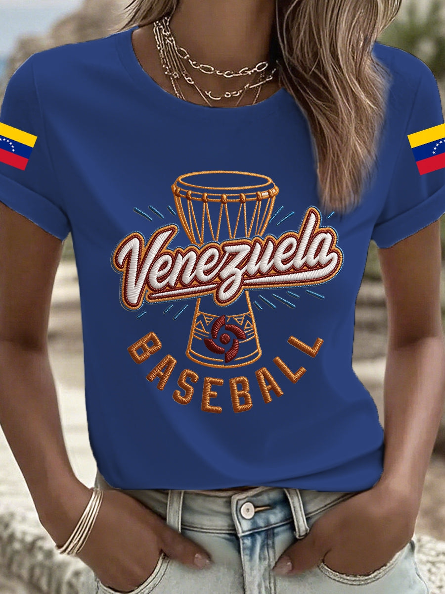 Camiseta Venezuela 2026 World Baseball Classic para mujer