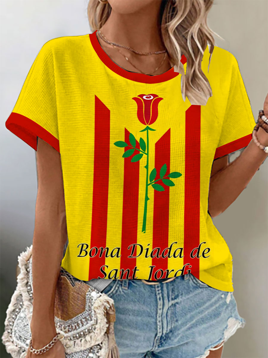 Camiseta del Día de San Jorge para mujer