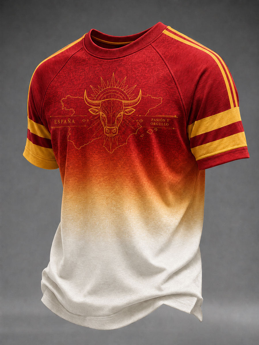 Camiseta de manga corta de fútbol de España para hombre