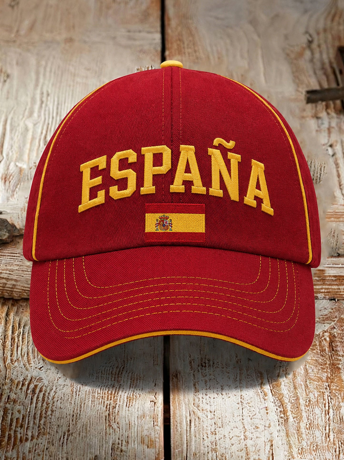 Sombrero unisex del ventilador del partido de fútbol español con la impresión artística