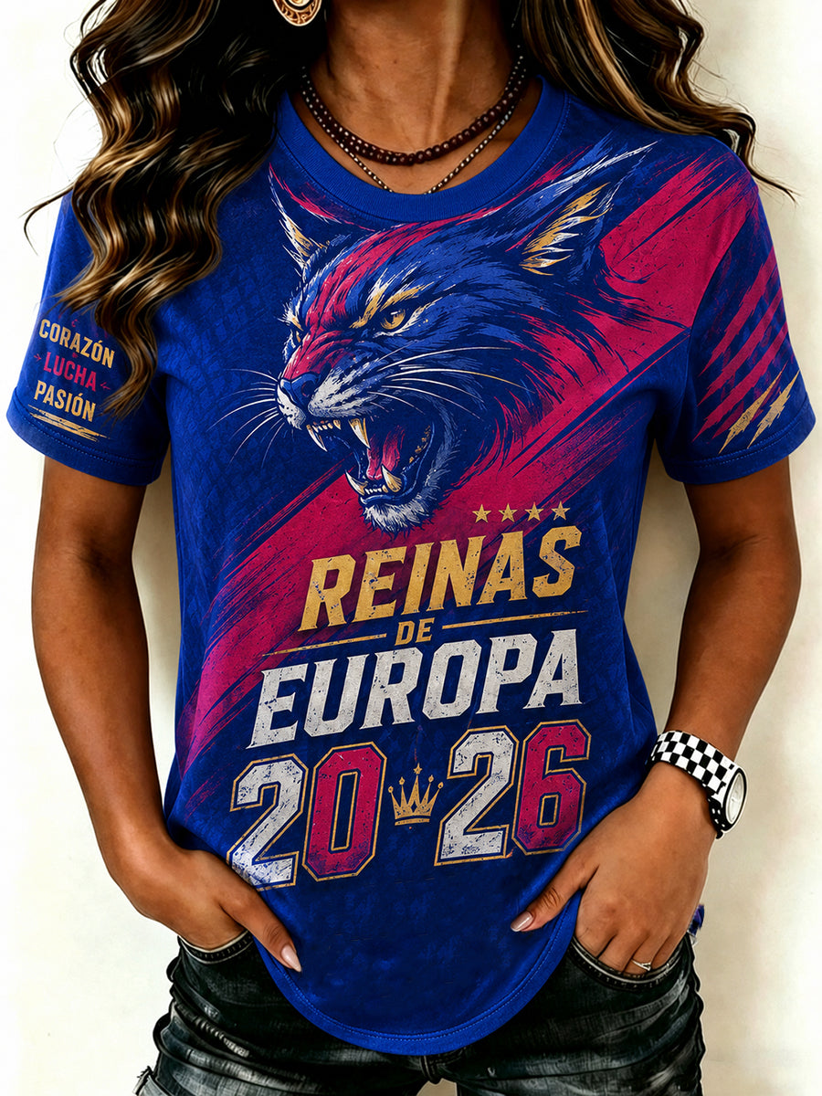 Camiseta retro de campeona de fútbol para mujer