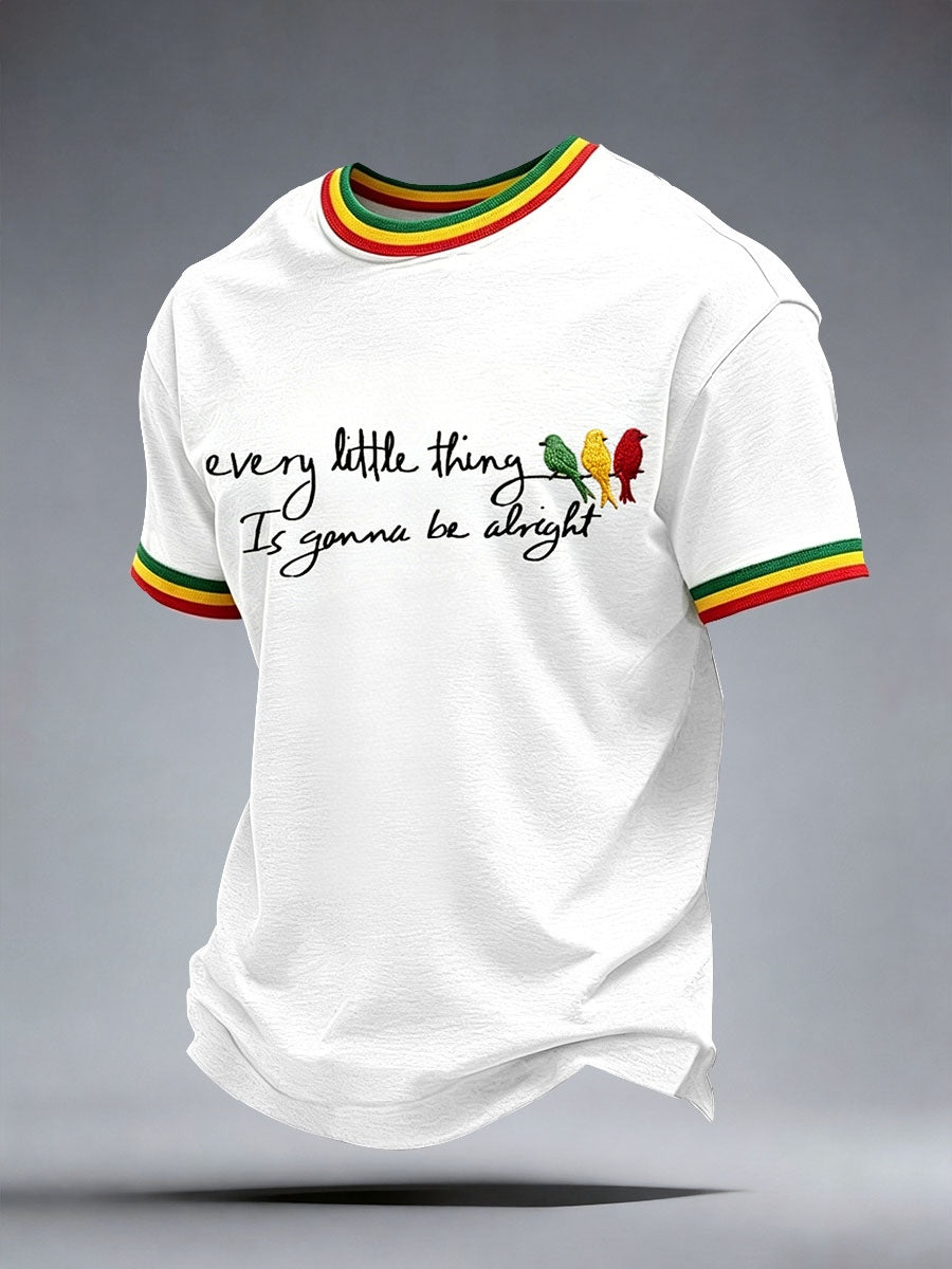 Camiseta de música reggae para hombre