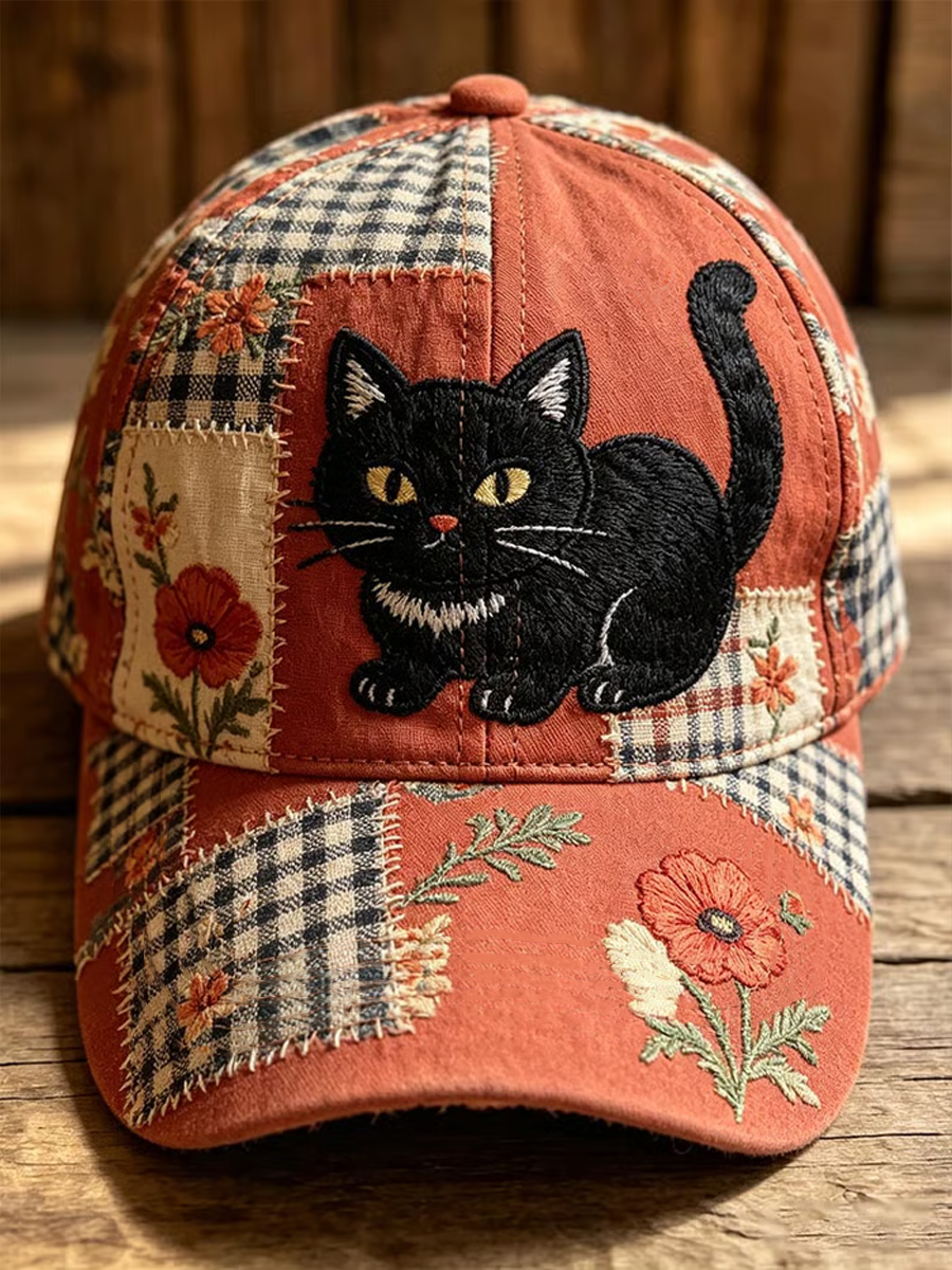 Sombrero unisex lindo gato impresión