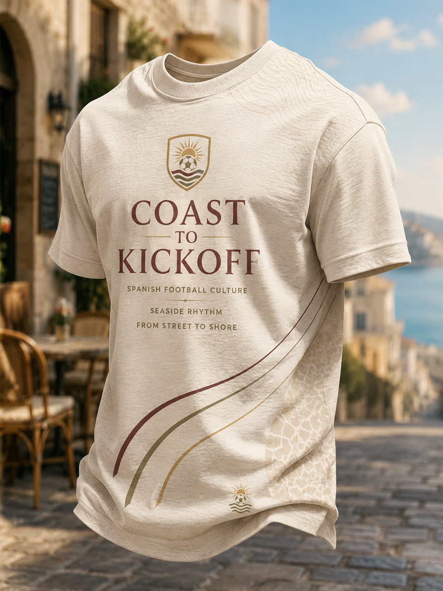 Camiseta casual estampada para hombres, regalo ideal para aficionados al fútbol